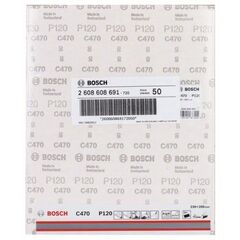  C470 Best for Wood and Paint Schleifpapier zum Handschleifen Bosch Schleifblatt C470, für Handschleifen 12375282