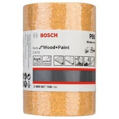  Für Handschleifen C470 Best for Wood and Paint Schleifpapierrollen zum Handschleifen Bosch Schleifrolle Papier C470, für Handschleifen 12375431