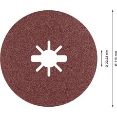  EXPERT R781 Prisma Ceramic X-LOCK Fiberscheiben Bosch EXPERT R781 Prisma Ceramic X-LOCK Fiberscheibe, 115 mm, 22,23 mm, G 80, für kleine Winkelschleifer 12375780