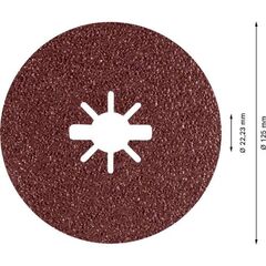  EXPERT R781 Prisma Ceramic X-LOCK Fiberscheiben Bosch EXPERT R781 Prisma Ceramic X-LOCK Fiberscheibe, 125 mm, 22,23 mm, G 36, für kleine Winkelschleifer 12375784