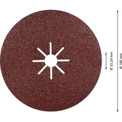  EXPERT R781 Prisma Ceramic Fiberscheiben Bosch EXPERT R781 Prisma Ceramic Fiberscheibe, 180 mm, 22.23 mm, G 60, für große Winkelschleifer mit Spannmutter 12375791