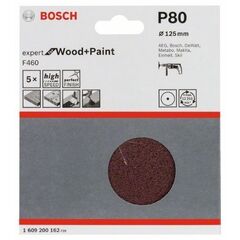  F460 Expert for Wood Schleifpapier für Bohrmaschinen Bosch 5-tlg. Schleifblatt-Set F460, für Bohrmaschinen 12376097