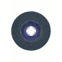  X571 Best for Metal X-LOCK Fächerschleifscheiben, gerade Ausführung Bosch X-LOCK Fächerschleifscheibe, gerade Ausführung, Kunststofftragplatte, Ø125 mm, K 40, X571, Best for Metal, 1 Stück, für kleine Winkelschleifer 12375932