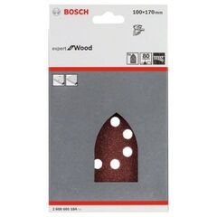  C430 Expert for Wood Schleifpapier für Multischleifer Bosch 5-tlg. Schleifblatt-Set C430, für Multischleifer 12376207