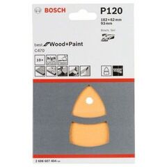  C470 Best for Wood and Paint Schleifpapier für Multischleifer Bosch 10-tlg. Schleifblatt-Set C470, für Multischleifer 12376185