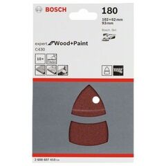  C430 Expert for Wood Schleifpapier für Multischleifer Bosch Schleifblatt-Set C430, 10-tlg., für Multischleifer 12376200