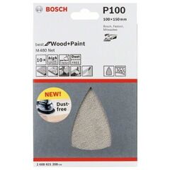  M480 Best for Wood and Paint Schleifnetze für Deltaschleifer Bosch Schleifblatt, für Deltaschleifer 12376215