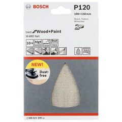  M480 Best for Wood and Paint Schleifnetze für Deltaschleifer Bosch Schleifblatt, für Deltaschleifer 12376219