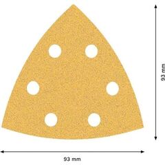  EXPERT C470 Schleifblatt für Deltaschleifer Bosch EXPERT C470 Schleifpapier für Deltaschleifer, 93 mm, G 80, 50 Stück, für Deltaschleifer 12376130