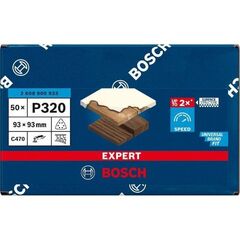  EXPERT C470 Schleifblatt für Deltaschleifer Bosch EXPERT C470 Schleifpapier für Deltaschleifer, 93 mm, G 320, 50 Stück, für Deltaschleifer 12376137