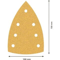  EXPERT C470 Schleifblatt mit 7 Löchern für Multischleifer Bosch EXPERT C470 Schleifpapier mit 7 Löchern für Multischleifer, 100 x 150 mm, G 60, 10-tlg., für Multischleifer 12376142