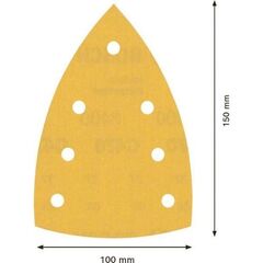  EXPERT C470 Schleifblatt mit 7 Löchern für Multischleifer Bosch EXPERT C470 Schleifpapier mit 7 Löchern für Multischleifer, 100 x 150 mm, G 400, 10-tlg., für Multischleifer 12376145