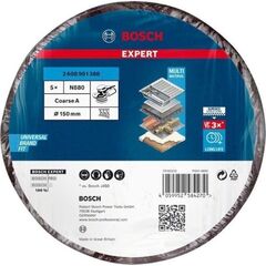  EXPERT N880 Vliesscheiben für Exzenterschleifer Bosch EXPERT N880 Vliesscheibe für Exzenterschleifer, 150 mm, grob, 5-tlg., für Exzenterschleifer 12376233
