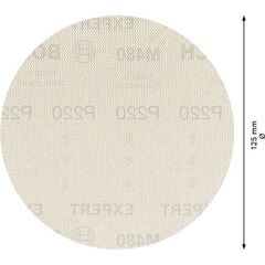  EXPERT M480 Schleifnetze für Exzenterschleifer Bosch EXPERT M480 Schleifnetz für Exzenterschleifer, 125 mm, G 220, 5 Stück, für Exzenterschleifer 12376250
