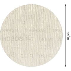  EXPERT M480 Schleifnetze für Exzenterschleifer Bosch EXPERT M480 Schleifnetz für Exzenterschleifer, 125 mm, G 120, 50 Stück, für Exzenterschleifer 12376262