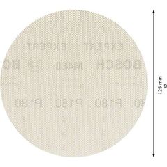  EXPERT M480 Schleifnetze für Exzenterschleifer Bosch EXPERT M480 Schleifnetz für Exzenterschleifer, 125 mm, G 180, 50 Stück, für Exzenterschleifer 12376271