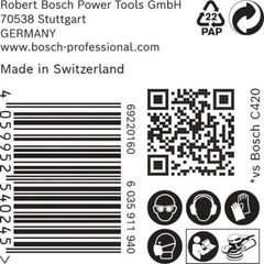  EXPERT M480 Schleifnetze für Exzenterschleifer Bosch EXPERT M480 Schleifnetz für Exzenterschleifer, 125 mm, G 240, 50 Stück, für Exzenterschleifer 12376251