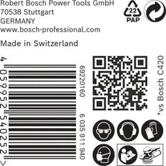  EXPERT M480 Schleifnetze für Exzenterschleifer Bosch EXPERT M480 Schleifnetz für Exzenterschleifer, 125 mm, G 320, 50 Stück, für Exzenterschleifer 12376268