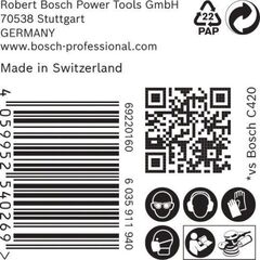  EXPERT M480 Schleifnetze für Exzenterschleifer Bosch EXPERT M480 Schleifnetz für Exzenterschleifer, 125 mm, G 400, 50 Stück, für Exzenterschleifer 12376252