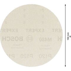  EXPERT M480 Schleifnetze für Exzenterschleifer Bosch EXPERT M480 Schleifnetz für Exzenterschleifer, 150 mm, G 120, 5 Stück, für Exzenterschleifer 12376267