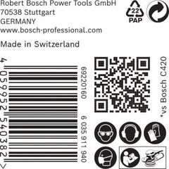  EXPERT M480 Schleifnetze für Exzenterschleifer Bosch EXPERT M480 Schleifnetz für Exzenterschleifer, 150 mm, G 120, 50 Stück, für Exzenterschleifer 12376259