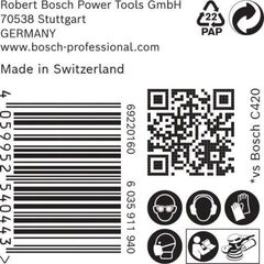  EXPERT M480 Schleifnetze für Exzenterschleifer Bosch EXPERT M480 Schleifnetz für Exzenterschleifer, 150 mm, G 400, 50 Stück, für Exzenterschleifer 12376273