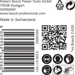 EXPERT C470 Schleifblatt mit 6 Löchern für Exzenterschleifer Bosch EXPERT C470 Schleifpapier mit 6 Löchern für Exzenterschleifer, 150 mm, G 60, 50-tlg., für Exzenterschleifer 12376306