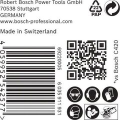  EXPERT C470 Schleifblatt mit 6 Löchern für Exzenterschleifer Bosch EXPERT C470 Schleifpapier mit 6 Löchern für Exzenterschleifer, 150 mm, G 80, 50-tlg., für Exzenterschleifer 12376298