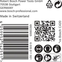  EXPERT C470 Schleifblatt mit 6 Löchern für Exzenterschleifer Bosch EXPERT C470 Schleifpapier mit 6 Löchern für Exzenterschleifer, 150 mm, G 120, 50-tlg., für Exzenterschleifer 12376305