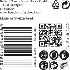  EXPERT C470 Schleifblatt mit 6 Löchern für Exzenterschleifer Bosch EXPERT C470 Schleifpapier mit 6 Löchern für Exzenterschleifer, 150 mm, G 400, 50-tlg., für Exzenterschleifer 12376314