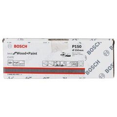  C470 Best for Wood and Paint Schleifpapier für Exzenterschleifer Bosch Schleifblatt C470, 50er-Pack, für Exzenterschleifer 12376439