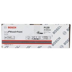  C470 Best for Wood and Paint Schleifpapier für Exzenterschleifer Bosch Schleifblatt C470, 50er-Pack, für Exzenterschleifer 12376419
