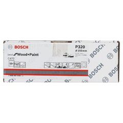  C470 Best for Wood and Paint Schleifpapier für Exzenterschleifer Bosch Schleifblatt C470, 50er-Pack, für Exzenterschleifer 12376493