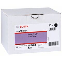  N880 Vliesscheiben für Exzenterschleifer Bosch Vliesscheibe, Ultra Fine S, 125 mm, für Exzenterschleifer 12376399