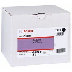  N880 Vliesscheiben für Exzenterschleifer Bosch Vliesscheibe, Medium S, 150 mm, für Exzenterschleifer 12376397