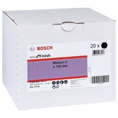  N880 Vliesscheiben für Exzenterschleifer Bosch Vliesscheibe, Medium A, 150 mm, für Exzenterschleifer 12376405