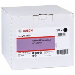  N880 Vliesscheiben für Exzenterschleifer Bosch Vliesscheibe Allzweck, 150 mm, für Exzenterschleifer 12376407