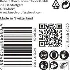  EXPERT C470 Schleifblatt mit 8 Löchern für Exzenterschleifer Bosch EXPERT C470 Schleifpapier mit 8 Löchern für Exzenterschleifer, 125 mm, G 80, 50-tlg., für Exzenterschleifer 12376316