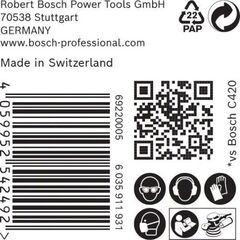  EXPERT C470 Schleifblatt mit 8 Löchern für Exzenterschleifer Bosch EXPERT C470 Schleifpapier mit 8 Löchern für Exzenterschleifer, 125 mm, G 100, 50-tlg., für Exzenterschleifer 12376336