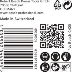  EXPERT C470 Schleifblatt mit 8 Löchern für Exzenterschleifer Bosch EXPERT C470 Schleifpapier mit 8 Löchern für Exzenterschleifer, 125 mm, G 220, 50-tlg., für Exzenterschleifer 12376320