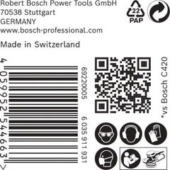  EXPERT C470 Schleifblatt Mehrloch für Exzenterschleifer Bosch EXPERT C470 Schleifpapier Mehrloch für Exzenterschleifer, 125 mm, G 120, 50-tlg., für Exzenterschleifer 12376380
