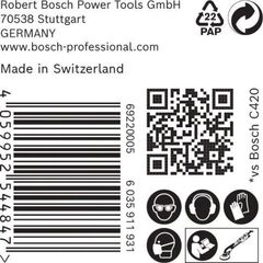  EXPERT C470 Schleifblatt mit 19 Löchern für Trockenbauschleifer Bosch EXPERT C470 Schleifpapier mit 19 Löchern für Trockenbauschleifer, 225 mm, G 40, 25-tlg., für Trockenbauschleifer 12376395