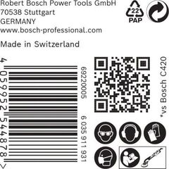  EXPERT C470 Schleifblatt mit 19 Löchern für Trockenbauschleifer Bosch EXPERT C470 Schleifpapier mit 19 Löchern für Trockenbauschleifer, 225 mm, G 100, 25-tlg., für Trockenbauschleifer 12376390