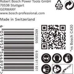  EXPERT C470 Schleifblatt mit 19 Löchern für Trockenbauschleifer Bosch EXPERT C470 Schleifpapier mit 19 Löchern für Trockenbauschleifer, 225 mm, G 150, 25-tlg., für Trockenbauschleifer 12376393
