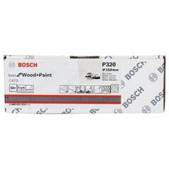  C470 Best for Wood and Paint Schleifpapier für Exzenterschleifer Bosch Schleifblatt C470, 50er-Pack, für Exzenterschleifer 12376417