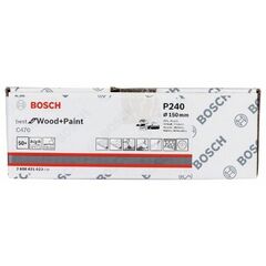  C470 Best for Wood and Paint Schleifpapier für Exzenterschleifer Bosch Schleifblatt C470, 50er-Pack, für Exzenterschleifer 12376495