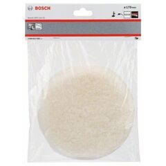  Polierhauben aus Lammwolle für Exzenterschleifer Bosch Lammfellscheibe, Ø 170 mm, für Exzenterschleifer 12376560