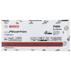 M480 Best for Wood and Paint Schleifnetze für Exzenterschleifer Bosch Schleifblatt, für Exzenterschleifer 12376581