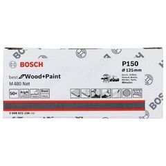  M480 Best for Wood and Paint Schleifnetze für Exzenterschleifer Bosch Schleifblatt, für Exzenterschleifer 12376570
