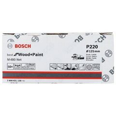 M480 Best for Wood and Paint Schleifnetze für Exzenterschleifer Bosch Schleifblatt, für Exzenterschleifer 12376578